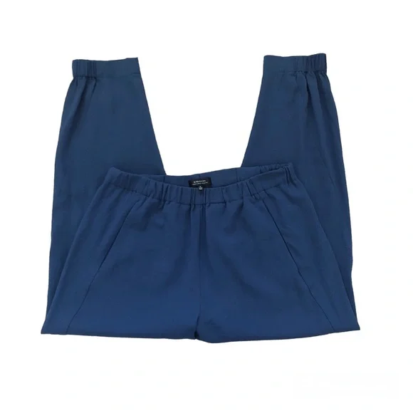 SOLD - Aritzia Babaton Dexter Pull-On Tuxedo Dress Pants Blue Size Medium - Picture 11 of 14